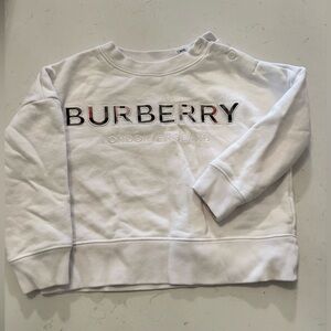 Burberry White Kids Sweater